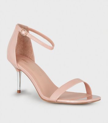 light pink kitten heels