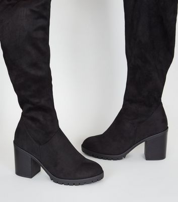 wide fit chunky boots