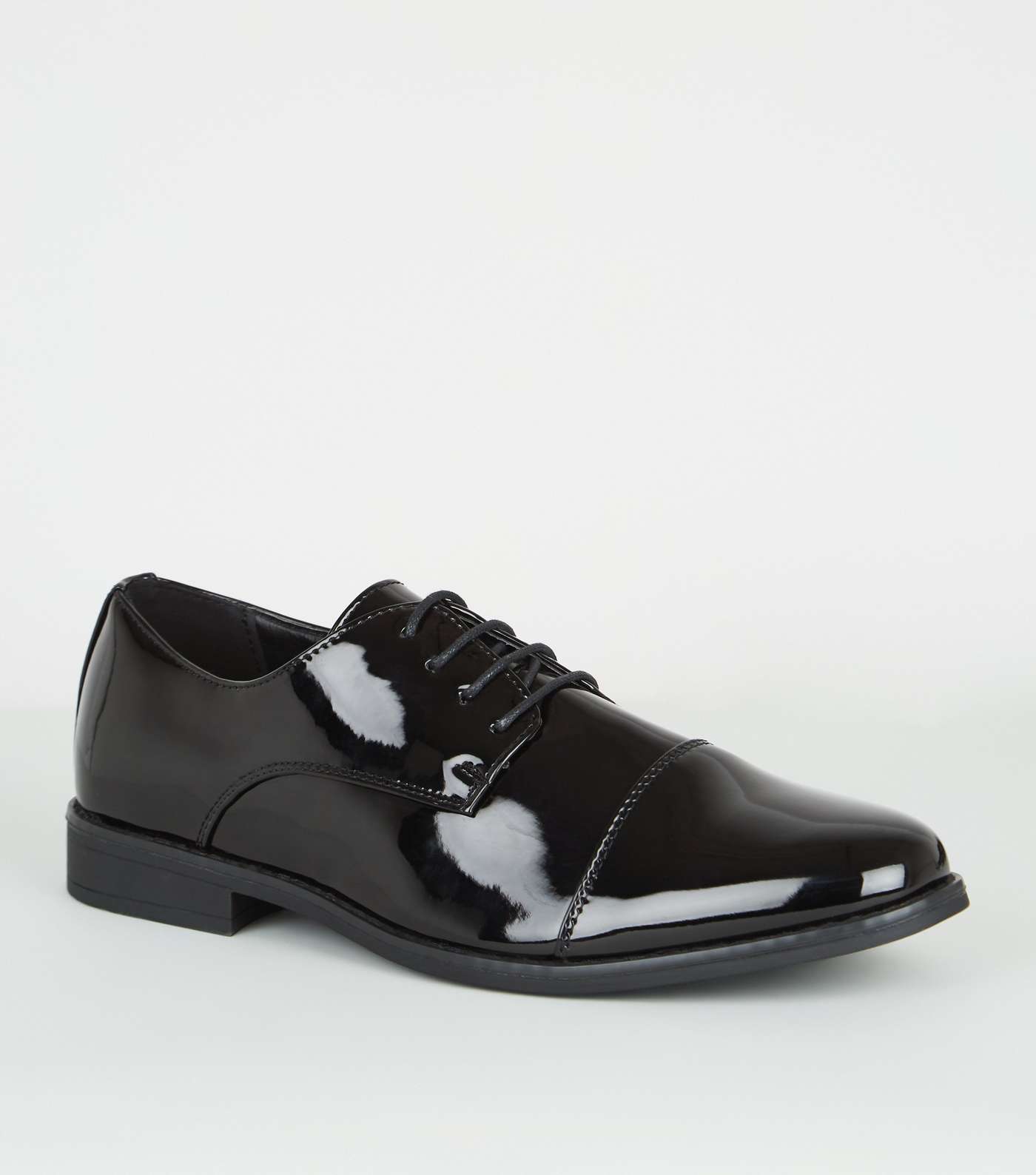 Black Patent Oxford Shoes
