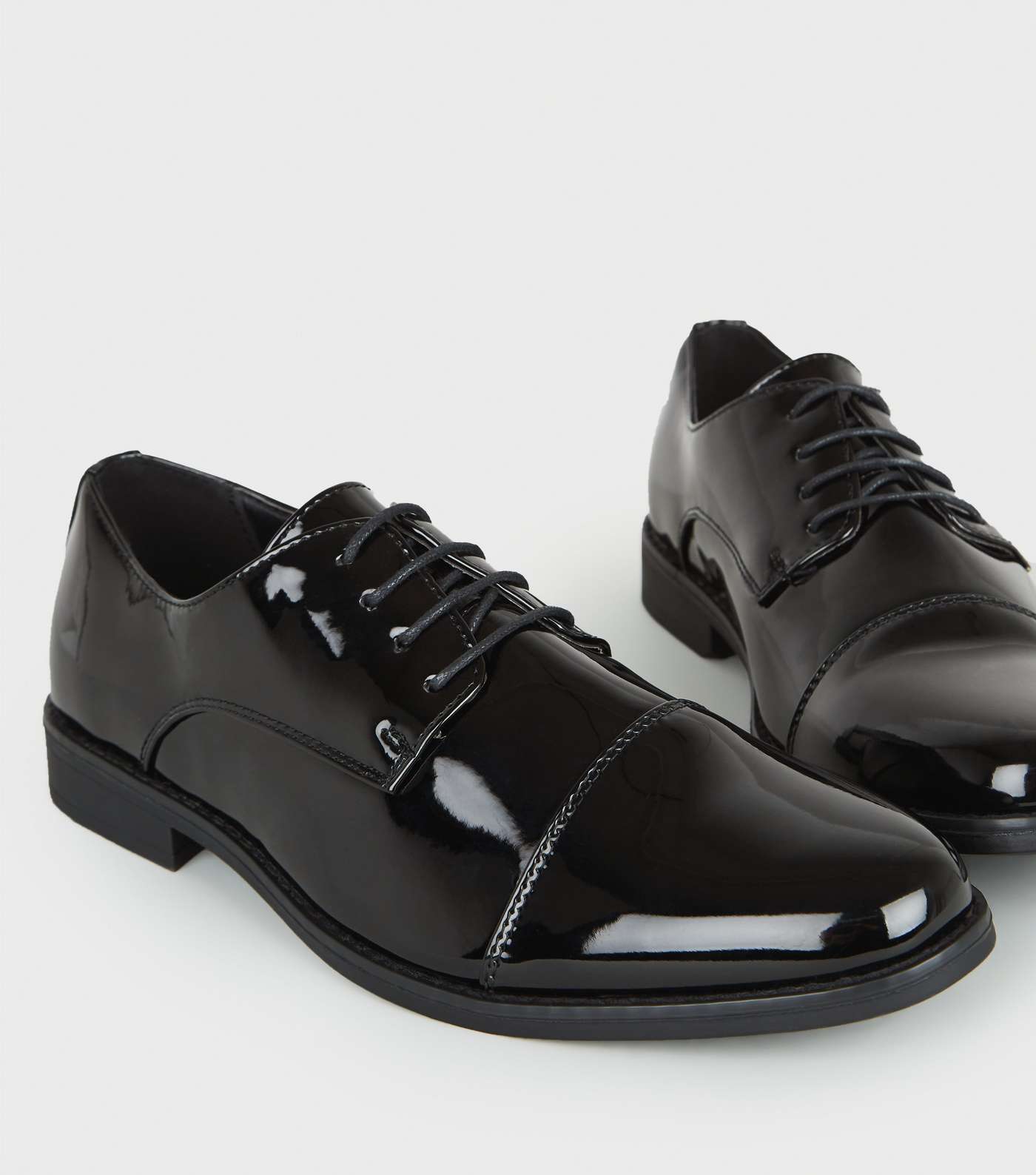 Black Patent Oxford Shoes Image 3