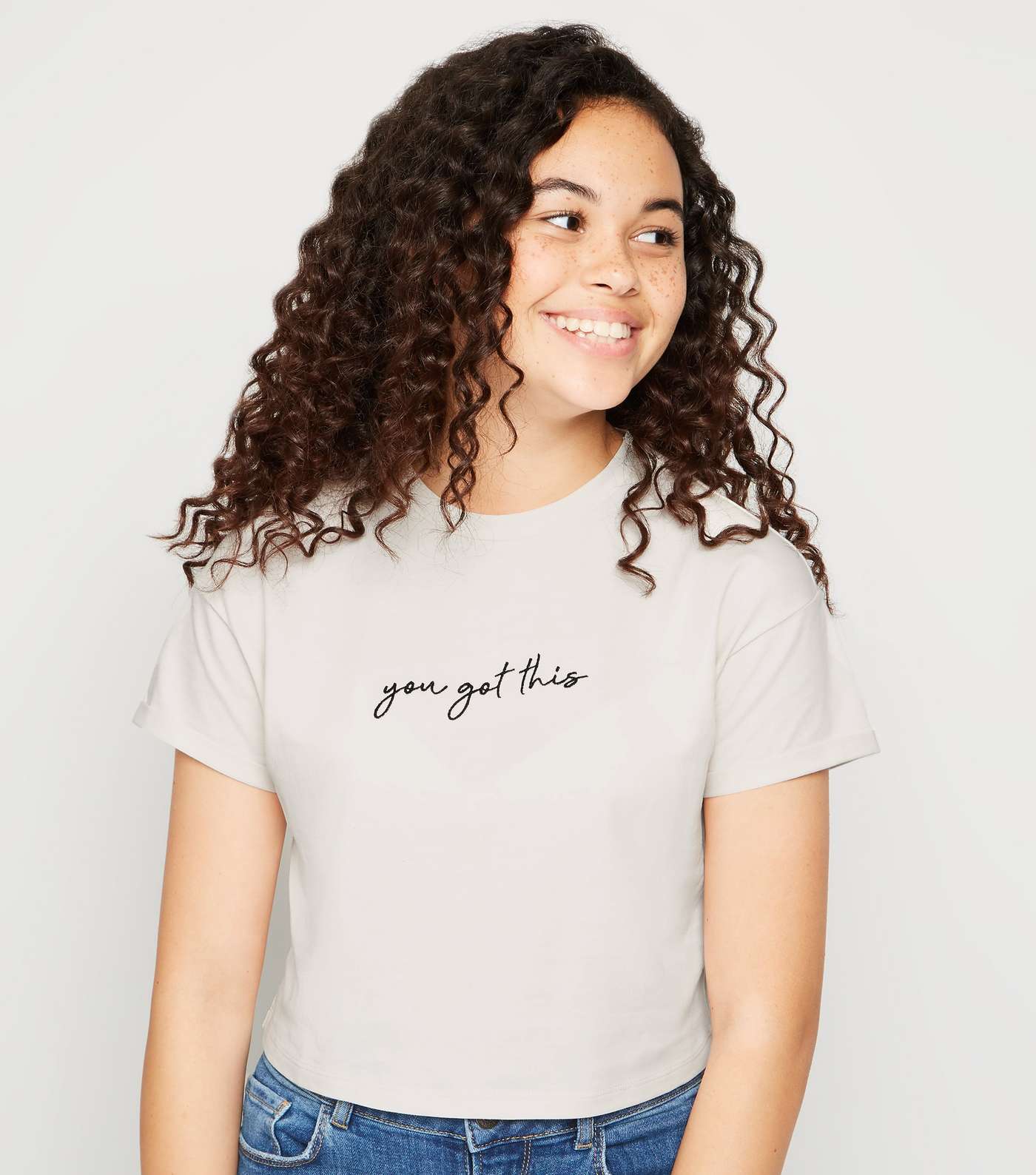 Girls Off White You Got This Slogan T-Shirt 