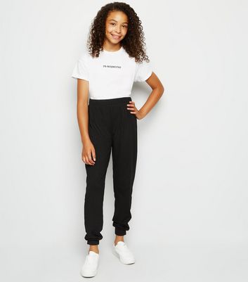 black joggers new look