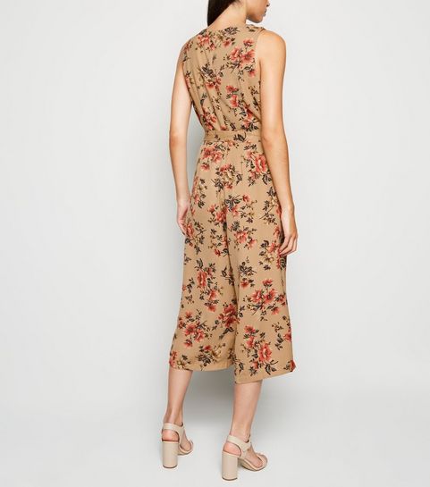 Floral Jumpsuits & Playsuits | Floral Culotte Jumpsuits | New Look