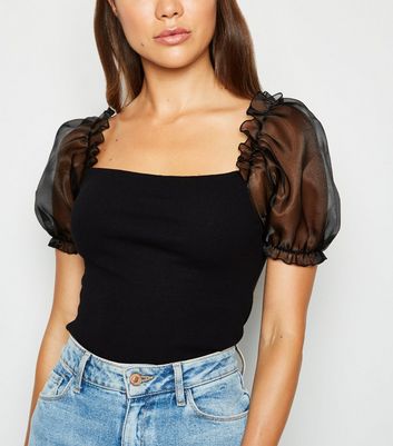 puff mesh top