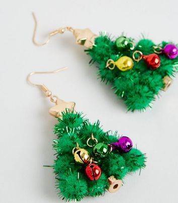 new look christmas earrings