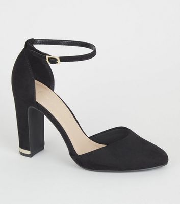 new look black heels