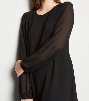 Chiffon on sale tunic dress