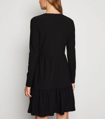 new look crinkle smock dress