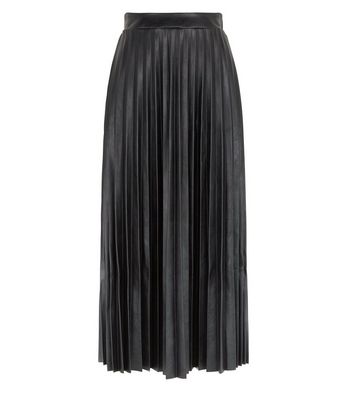 new look white pleated skirt