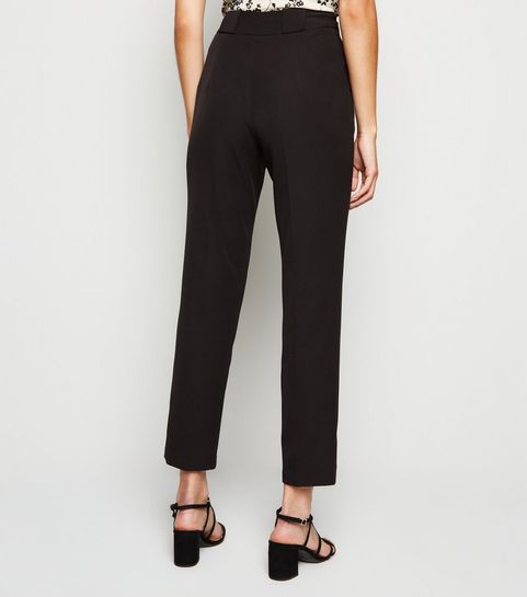 Cropped Leg Trousers in Lime Check - 3440103