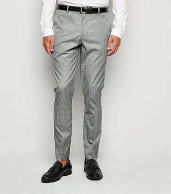 pinstripe trouser suit