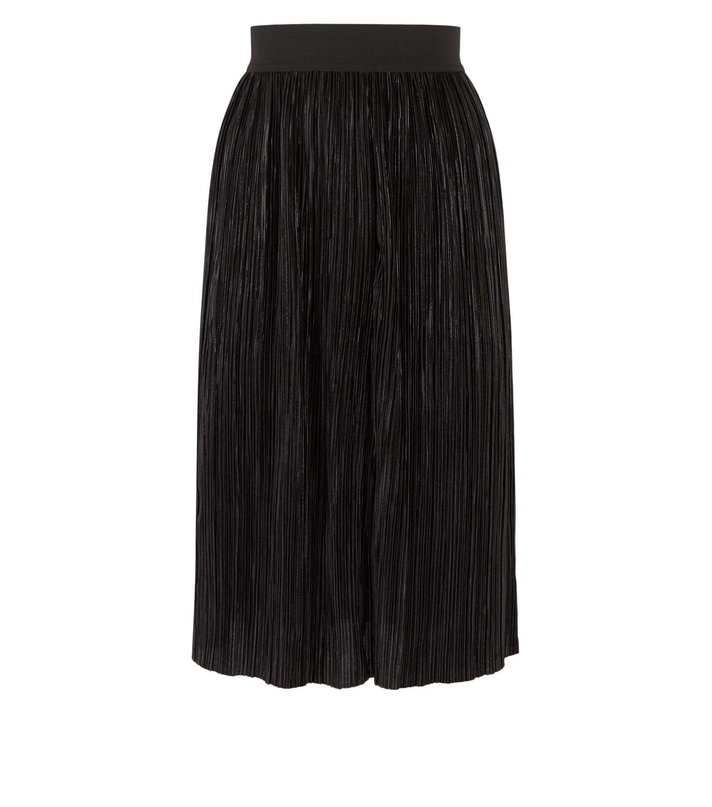 JDY Black Plissé Pleated Skirt  Image 4