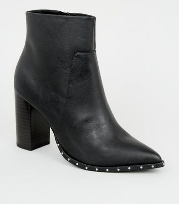 wide fit black boots