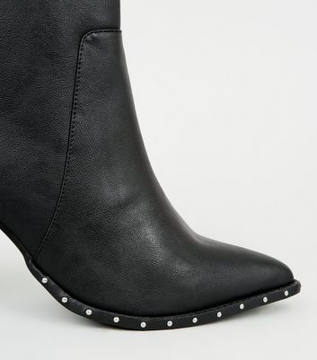 new look wide fit black boots