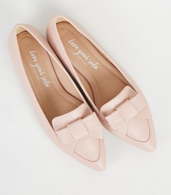 new look pink loafers