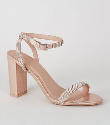 New look shoes rose gold deals