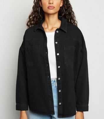 dark denim shirt women