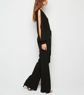 ax paris one shoulder jumpsuit