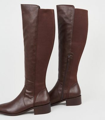 bottes plates marron