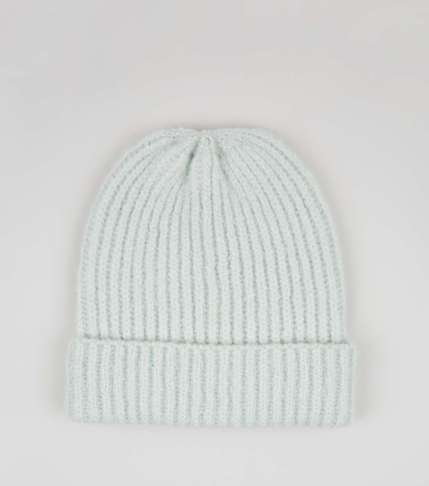 Mint Green Brushed Knit Beanie