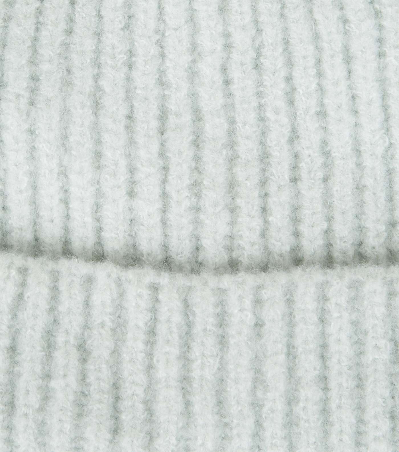 Mint Green Brushed Knit Beanie Image 3