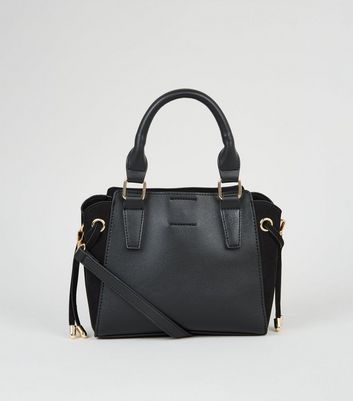 Black Leather-Look Tote Bag | New Look