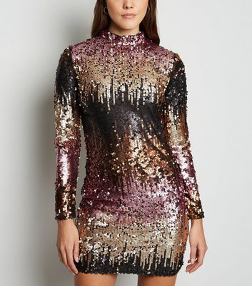 blue vanilla sequin dress