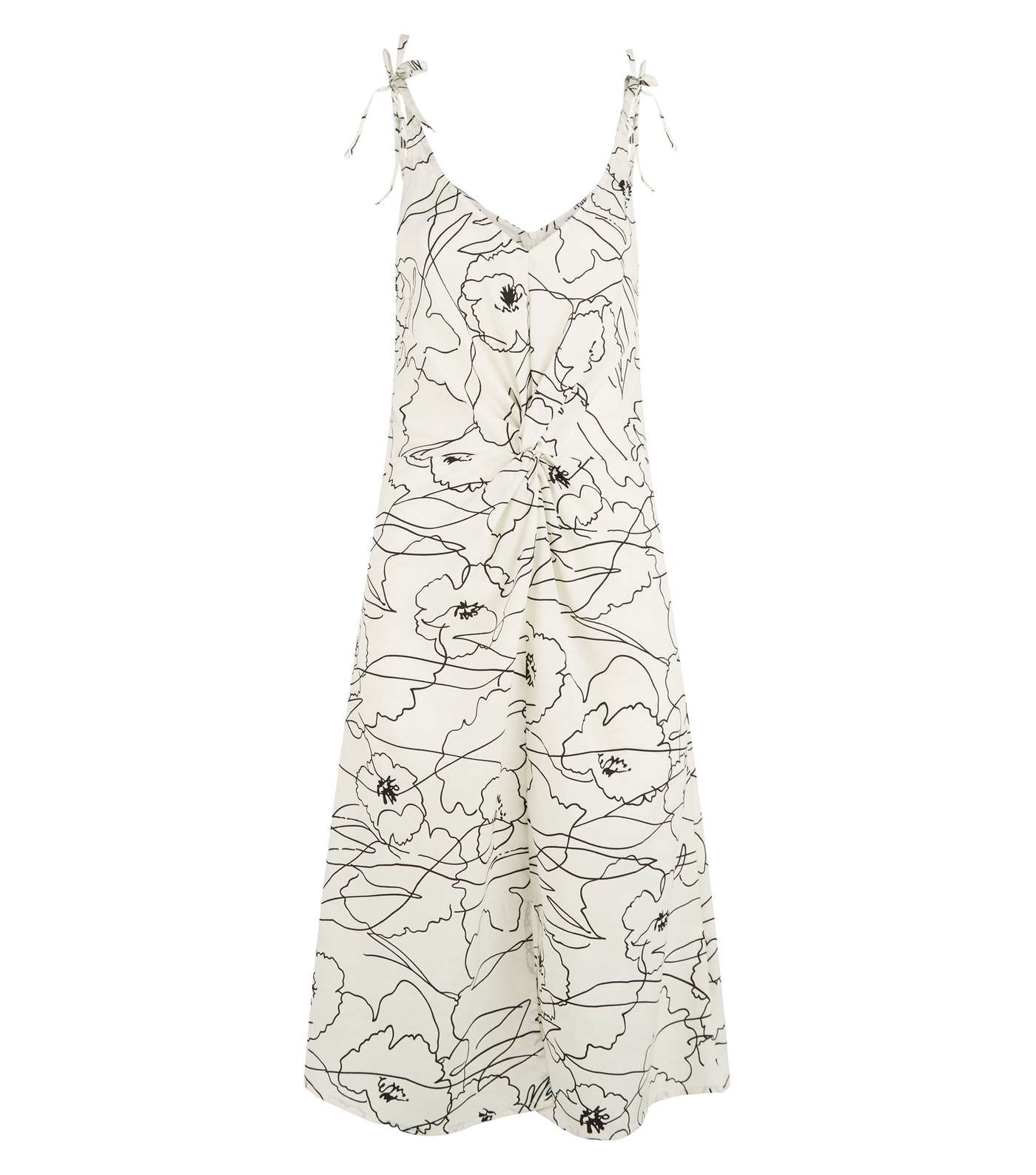 Urban Bliss White Abstract Print Dress Image 4