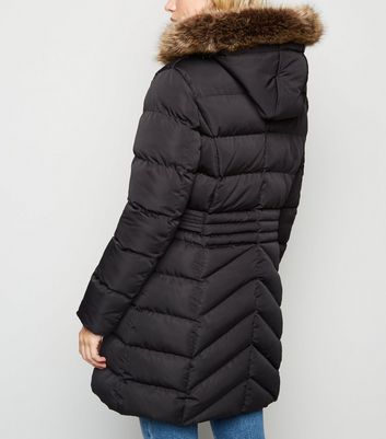 new look long puffer coat