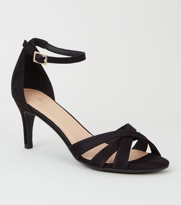 Black Suedette Strappy Mid Stiletto Heels New Look Vegan shop for Black Suedette Strappy Mid Stiletto Heels New Look Vegan at Shopo