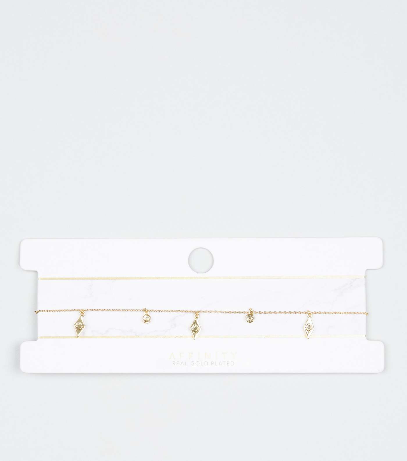 Affinity Gold Plated Charm Choker Image 4