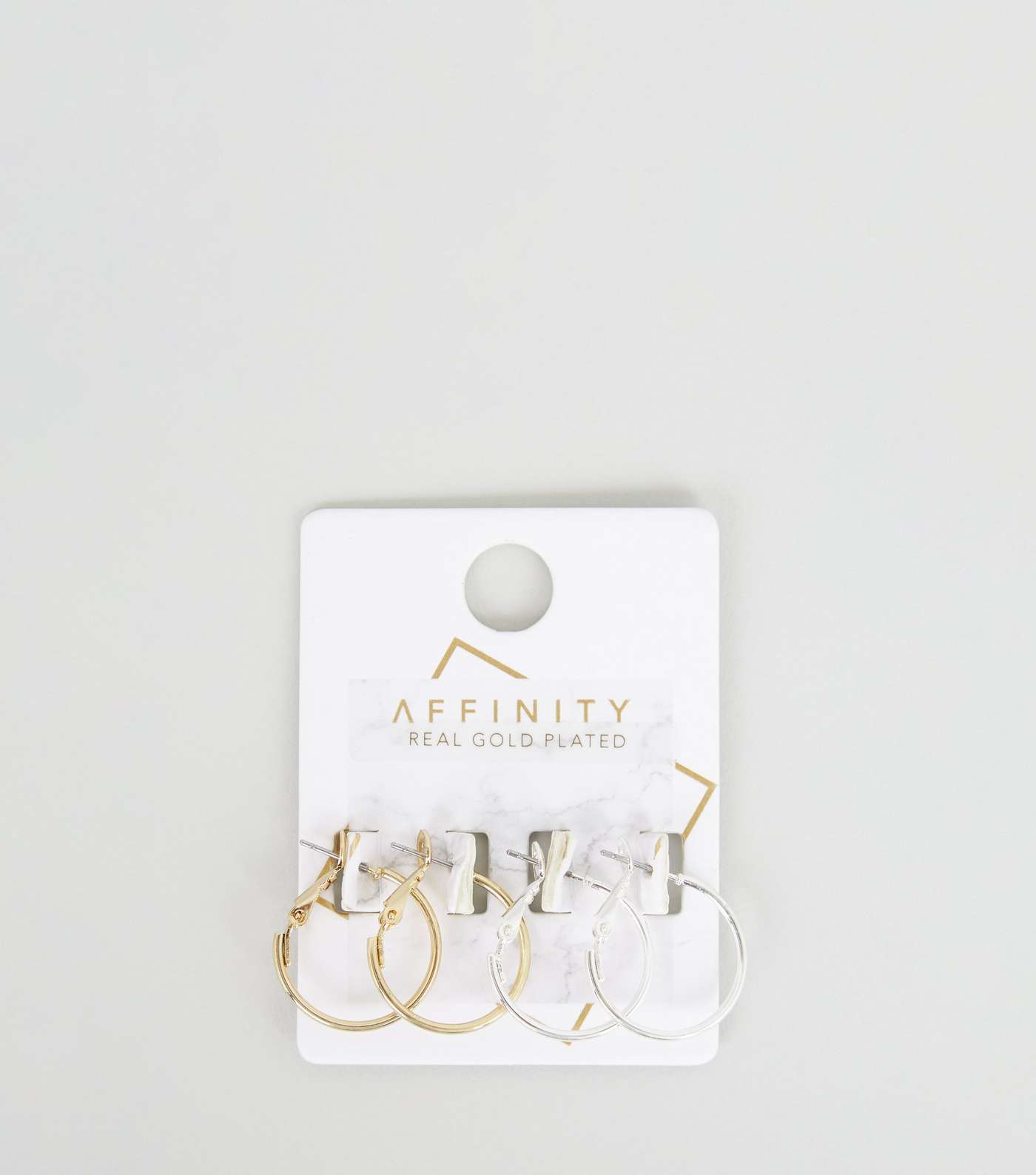 Affinity 2 Pack Gold and Silver Plated Earrings Image 4