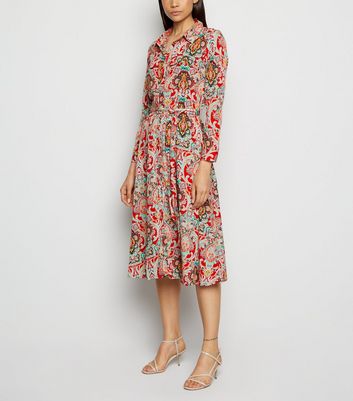 new look paisley dress