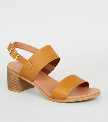 new look tan sandals
