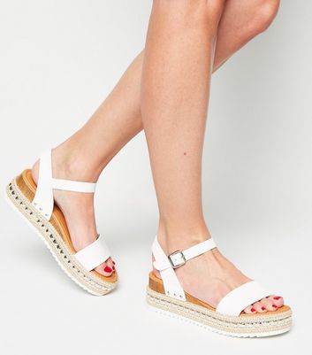 new look flatform sandals