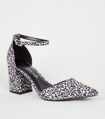 black leopard print shoes