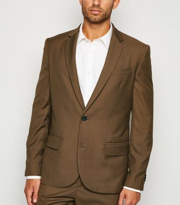 Mens camel 2025 suit jacket