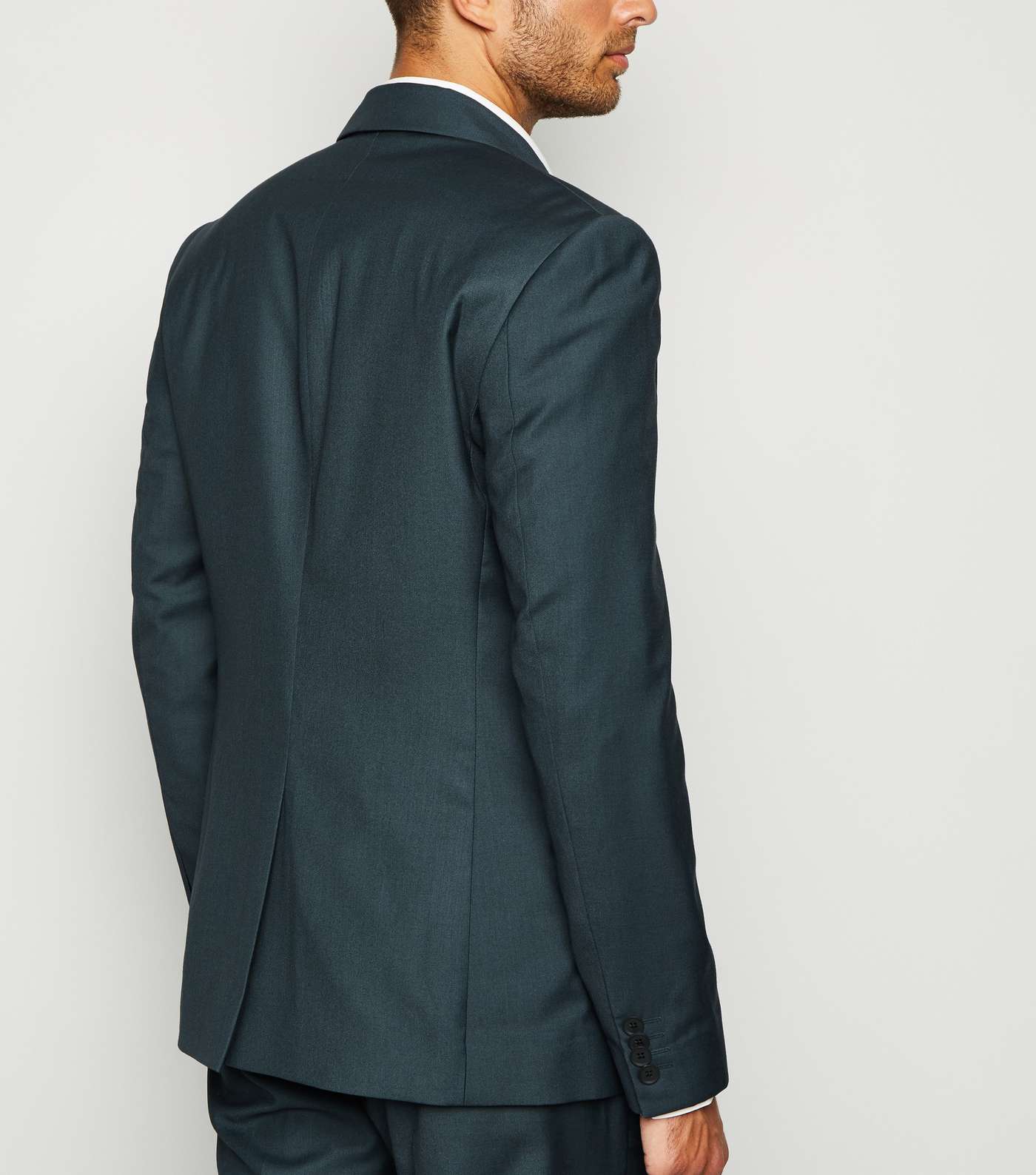 Dark Green Suit Jacket Image 3
