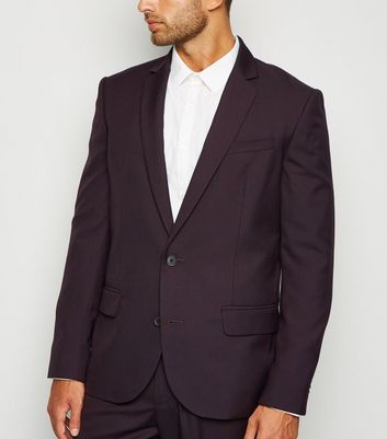 dark purple suit jacket