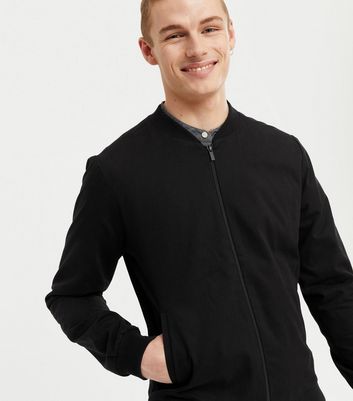 Black lightweight discount bomber jacket mens