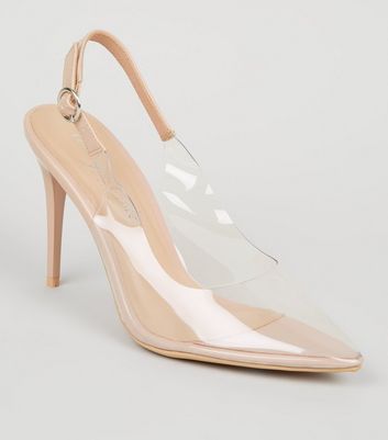 pale pink slingback shoes