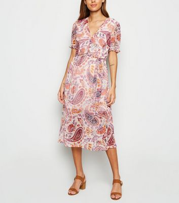 new look paisley dress