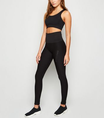 GymPro Black Seamless High Waist Sports 