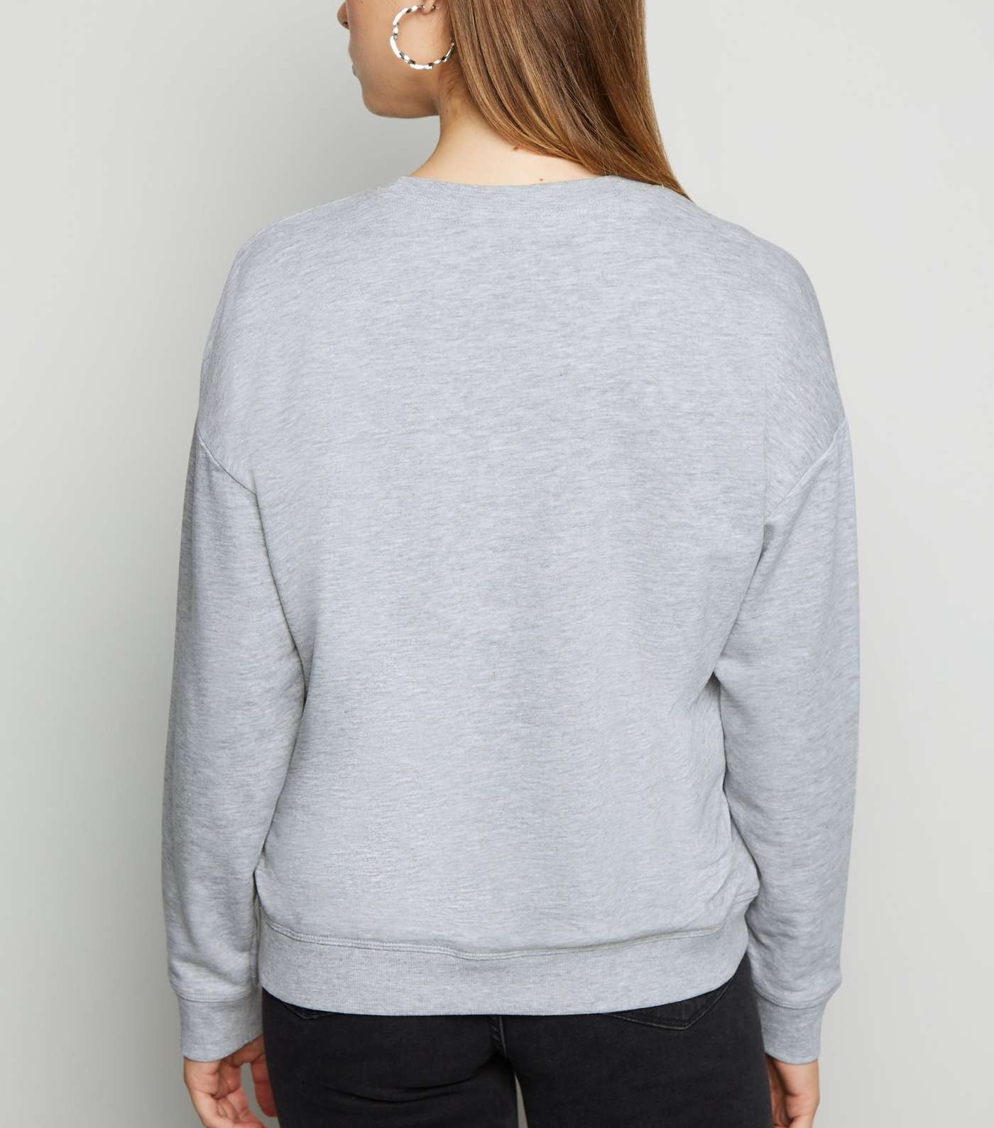 Grey Be Kind Slogan Sweatshirt Image 3