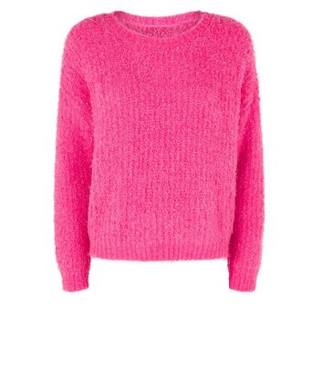 hot pink knit jumper