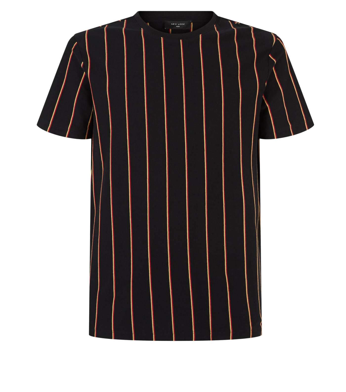Black Vertical Stripe T-Shirt Image 4