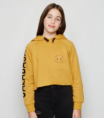 girls yellow hoodie