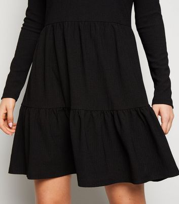 new look crinkle smock dress