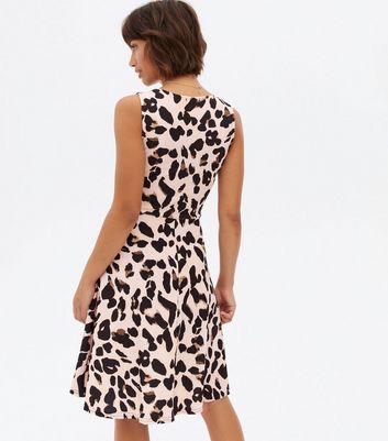 Coast pink hotsell leopard print dress