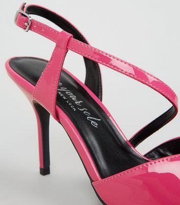 new look bright pink shoes